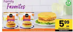Albertsons Signature SELECT Breakfast Sandwiches - 4 ct., Selected varieties offer