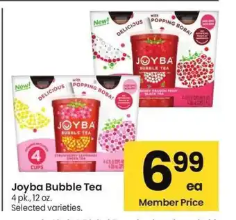 Albertsons Joyba Bubble Tea - 4 pk., 12 oz. Selected varieties offer