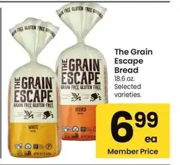 Albertsons The Grain Escape Bread - 18.6 oz. Selected varieties offer