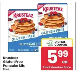 Albertsons Krusteaz Gluten Free Pancake Mix - 16 oz offer