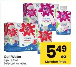 Albertsons Cali Water - 6 pk., 4.2 oz. Selected varieties offer