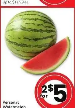 Albertsons Personal Watermelon offer