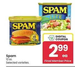 Albertsons Spam - 12 oz. Selected varieties offer