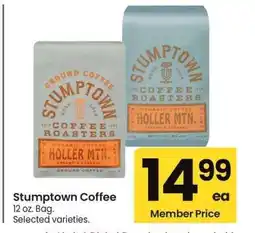 Albertsons Stumptown Coffee - 12 oz. Bag., Selected varieties offer