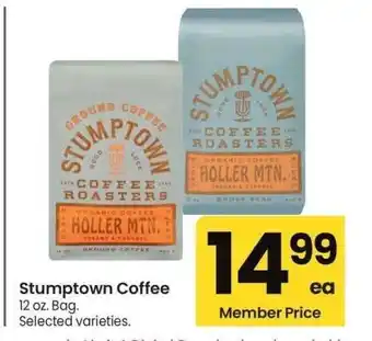 Albertsons Stumptown Coffee - 12 oz. Bag., Selected varieties offer