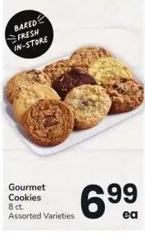 Albertsons Gourmet Cookies - 8 ct. Assorted Varieties offer
