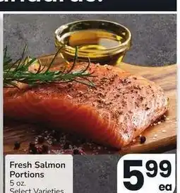 Albertsons Fresh Salmon Portions - 5 oz. Select Varieties offer