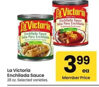 Albertsons La Victoria Enchilada Sauce - 28 oz., Selected varieties offer