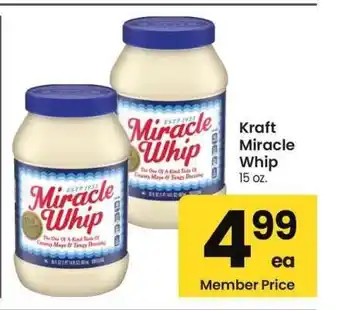 Albertsons Kraft Miracle Whip - 15 oz offer