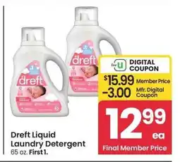 Albertsons Dreft Liquid Laundry Detergent - 65 oz offer