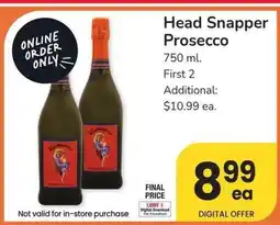 Albertsons Head Snapper Prosecco - 750 ml offer