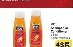 Albertsons VO5 Shampoo or Conditioner - 15 oz. Select Varieties offer