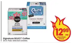 Albertsons Signature SELECT Coffee - 36 ct. Pods. Selected varieties offer