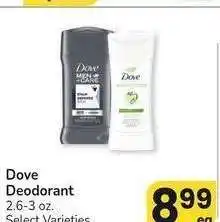 Albertsons Dove Deodorant - 2.6-3 oz. Select Varieties offer