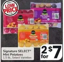 Albertsons Signature SELECT Mini Potatoes - 1.5 lb., Select Varieties offer