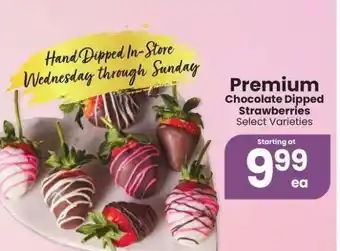 Albertsons Premium Chocolate Dipped Strawberries - Select Varieties offer