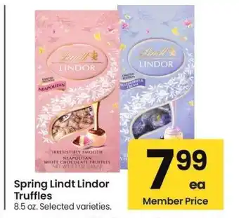 Albertsons Spring Lindt Lindor Truffles - 8.5 oz. Selected varieties offer