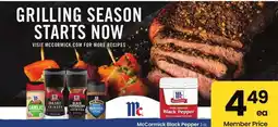 Albertsons McCormick Black Pepper - 3 oz offer