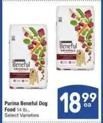 Albertsons PURINA Beneful Dog Food - 14 lb., Select Varieties offer