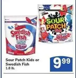 Albertsons Sour Patch Kids or Swedish Fish - 1.8 lb offer