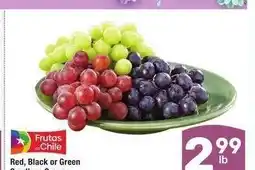 Albertsons Red, Black or Green Seedless Grapes offer