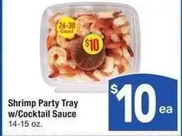 Albertsons Shrimp Party Tray w/Cocktail Sauce - 14-15 oz offer
