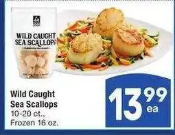 Albertsons Wild Caught Sea Scallops - 10-20 ct., Frozen 16 oz offer