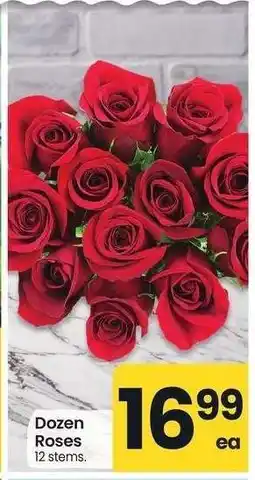 Albertsons Dozen Roses - 12 stems offer