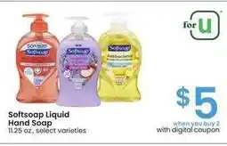 Albertsons Softsoap Liquid Hand Soap* - 11.25 oz., select varieties offer