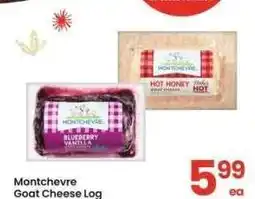Albertsons Montchevre Goat Cheese Log - 4 oz. Selected varieties offer