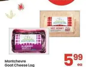 Albertsons Montchevre Goat Cheese Log - 4 oz. Selected varieties offer