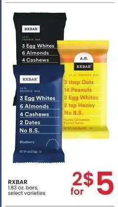 Albertsons RXBAR - 1.83 oz. bars, select varieties offer