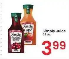 Albertsons Simply Juice - 52 oz offer
