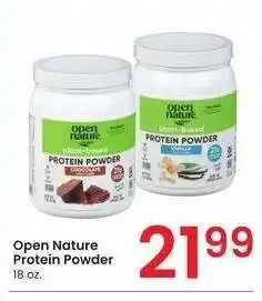 Albertsons Open Nature Protein Powder - 18 oz offer