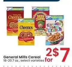 Albertsons General Mills Cereal - 18-20.7 oz., select varieties offer