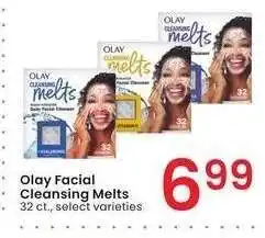 Albertsons Olay Facial Cleansing Melts - 32 ct., select varieties offer