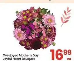 Albertsons Overjoyed Mother's Day Joyful Heart Bouquet offer