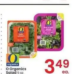 Albertsons O Organics Salad - 5 oz offer