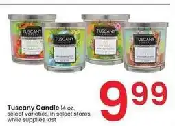 Albertsons Tuscany Candle - 14 oz., select varieties offer