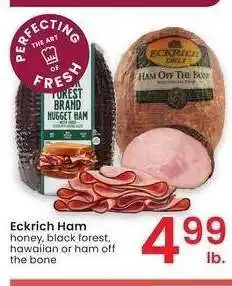 Albertsons Eckrich Ham - honey, black forest, hawaiian or ham off the bone offer