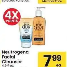 Albertsons Neutrogena Facial Cleanser - 4.2-7 oz. Selected varieties offer