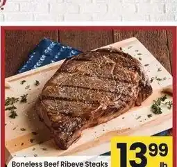 Albertsons Boneless Beef Ribeye Steaks - Value pack offer