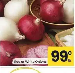 Albertsons Red or White Onions offer