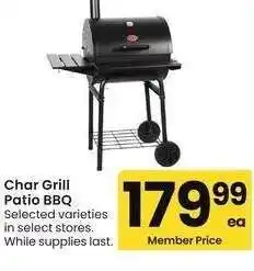 Albertsons Char Grill Patio BBQ - Selected varieties offer