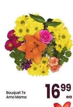 Albertsons Bouquet Te Amo Mama offer