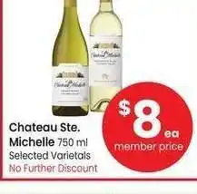 Albertsons Chateau Ste. Michelle - Selected offer