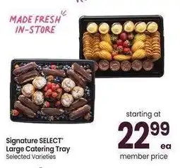 Albertsons Signature SELECT Large Catering Tray - Selected Varieties offer