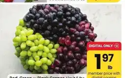 Albertsons Red, Green or Black Grapes offer
