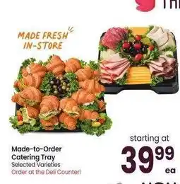 Albertsons Made-to-Order Catering Tray - Selected Varieties offer