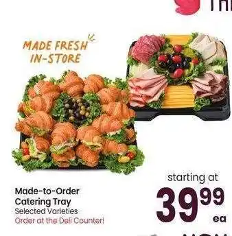 Albertsons Made-to-Order Catering Tray - Selected Varieties offer